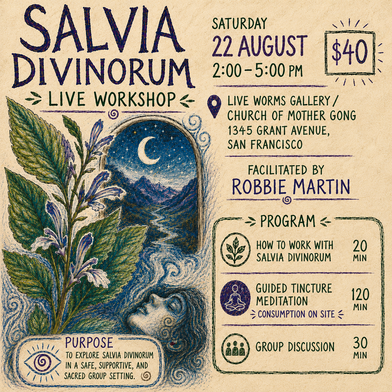 Salvia Divinorum Live Tincture Workshop